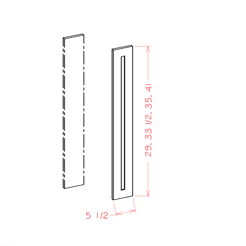 decorative filler overlay